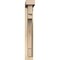 Ekena Millwork Merced Block Rough Sawn Bracket w/ Offset Brace, Douglas Fir, 4"W x 16"D x 28"H BKT0402X16X28MRC05RDF - alternate 3
